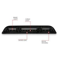 Thumbnail for ANZO 15-20 Ford F-150 - F-450 LED Third Brake Light - Black Housing/Smoke Lens