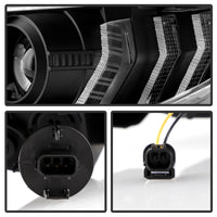 Thumbnail for Spyder Honda Civic 16- 2DR/4DR/Hatchback Projector Headlights - Black PRO-YD-HC16SI-SEQGR-BK