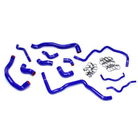Thumbnail for HPS Reinforced Blue Silicone Radiator + Heater Hose Kit Coolant for Audi 06-08 A3 2.0T Turbo FSI Left Hand Drive