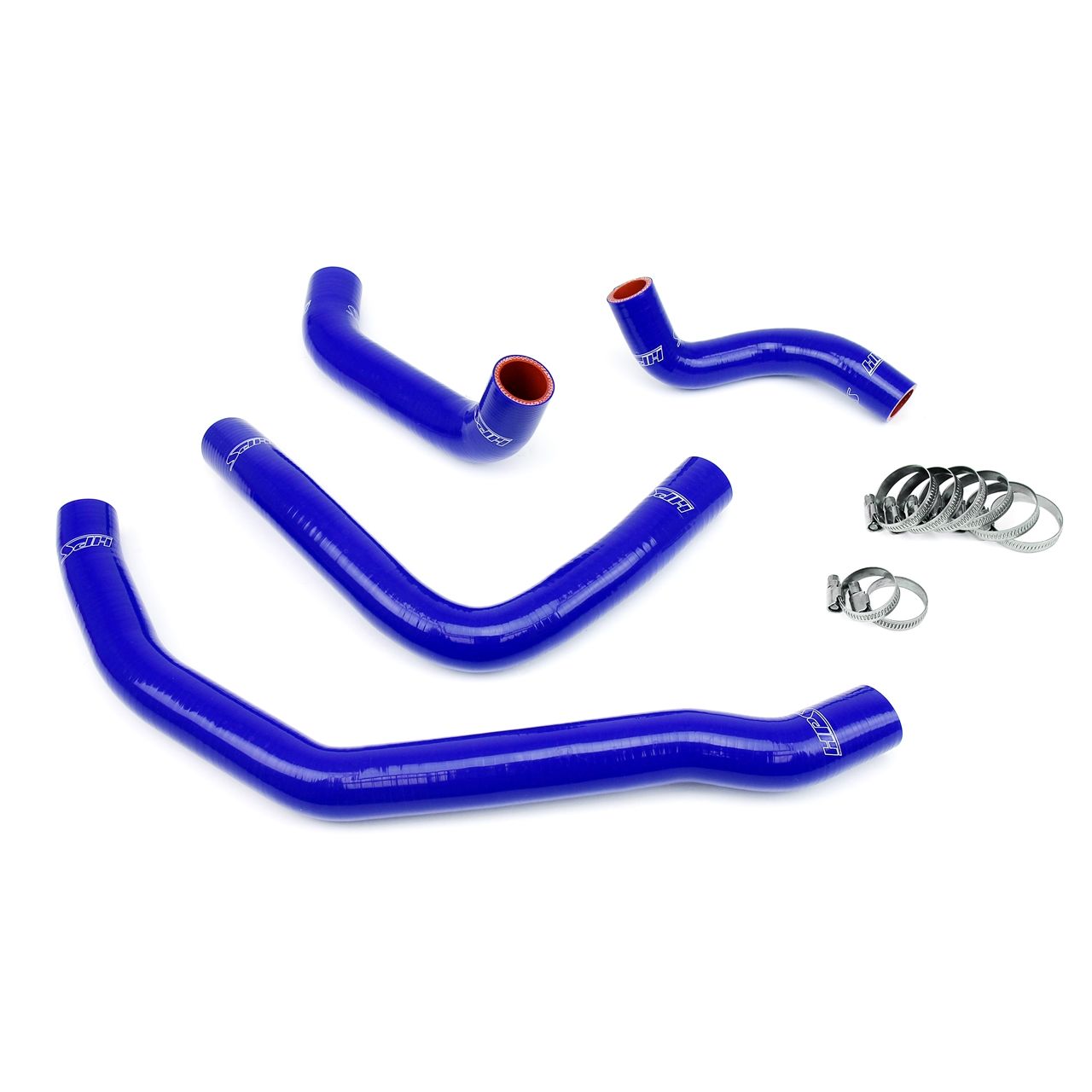 HPS Blue Reinforced Silicone Radiator Coolant Hose Kit (4pc set) for rear engine for Toyota 90-99 MR2 3SGTE Turbo