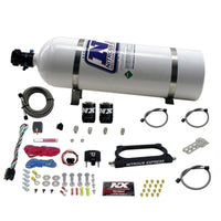 Thumbnail for Nitrous Express 07-14 Ford Mustang GT500 Nitrous Plate Kit (50-250HP) w/15lb Bottle
