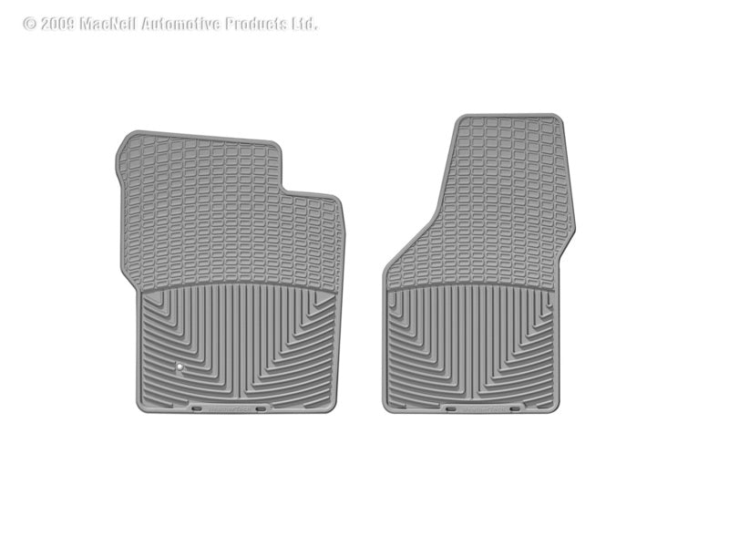 WeatherTech 99-07 Ford F250 Super Duty Crew Front Rubber Mats - Grey