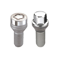 Thumbnail for McGard 5 Lug Hex Install Kit w/Locks (Cone Seat Bolt) M12X1.25 / 17mm Hex / 25.6mm Shank L. - Chrome