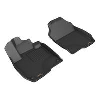 Thumbnail for 3D MAXpider 2023-2024 Honda HRV Kagu 1st Row Floormat - Black