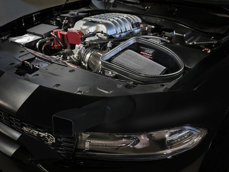 aFe Dodge Charger SRT Hellcat Redeye 21-23 V8-6.2L Track Series Stage-2 Carbon Fiber Intake System