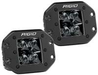 Thumbnail for Rigid Industries D2 - Midnight Edition Flush Mount Spot Lights