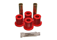 Thumbnail for Energy Suspension Rr Spring Frame Shackle Kit - Red