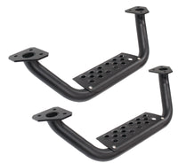 Thumbnail for Go Rhino Dominator Extreme D6 SideSteps - Tex Blk - 4in Drop Down Steps (Pair)