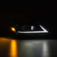 Thumbnail for AlphaRex 11-21 Toyota Sienna PRO-Series Proj Headlights Plank Style Alpha Black w/Seq Signal/DRL