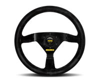 Thumbnail for Momo MOD69 Steering Wheel 350 mm -  Black Suede/Black Spokes