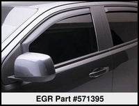 Thumbnail for EGR 15 Chevy Colorado/GMC Canyon Crew Cab In-Channel Window Visors - Set of 4 - Matte (571395)