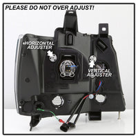 Thumbnail for Spyder 07-14 Chevy Suburban/1500/2500/Tahoe V2 Projector Headlights All Blk PRO-YD-CSUB07V2-DRL-BKV2