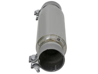 Thumbnail for aFe MACH Force-Xp 409 SS Resonator 3in. Inlet/Outlet / 4in. Diameter / 12in. Body / 16in. Length