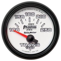 Thumbnail for Autometer Phantom II 52.4mm Shortl Sweep Electronic 100-350 Def F Transmission Temperature Gauge