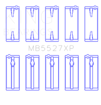 Thumbnail for King Toyota 4AGE/4AGZE 16V 1.6L (Size 0.25 Oversized) Performance Main Bearing Set