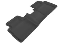 Thumbnail for 3D MAXpider 2008-2013 Nissan Rogue Kagu 2nd Row Floormats - Black