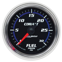 Thumbnail for Autometer Cobalt 52mm 0-30 PSI Full Sweep Electronic Fuel Pressure Gauge