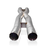 Thumbnail for Stainless Works 18-21 Mustang GT Mid Resonator Delete X-Pipe