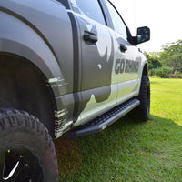 Thumbnail for Go Rhino 2022 Toyota Tundra Crew Max 4dr RB20 Kit w/RB20 Running Board + Brkts - Tex. Blk