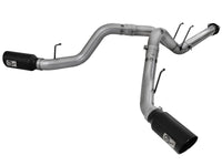 Thumbnail for aFe Large Bore-HD 4in 409 Stainless Steel DPF-Back Exhaust w/Black Tip 15-16 Ford Diesel V8 Trucks