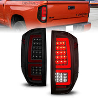 Thumbnail for ANZO 2014-2021 Toyota Tundra LED Taillights Black Housing/Smoke Lens