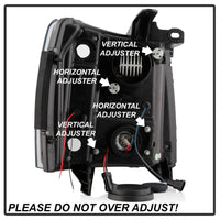 Thumbnail for Spyder Chevy Silverado 1500 07-13/2500HD/3500HD 07-14 LED Black PRO-YD-CS07V3PL-BK