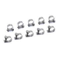 Thumbnail for HPS #17 Stainless Steel Fuel Injection Hose Clamps 10pc Pack 19/32
