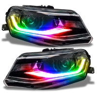 Thumbnail for Oracle 16-18 Chevy Camaro Dynamic Headlight DRL Upgrade Kit - ColorSHIFT - Dynamic SEE WARRANTY
