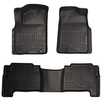 Thumbnail for Husky Liners 2011 Infiniti QX56 WeatherBeater Combo Black Floor Liners