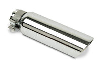 Thumbnail for Go Rhino Exhaust Tips Angle Cut w/Rolled Edge (Inlet 3-1/2in. / Length 14in. / Outlet 6in.) - Chrome