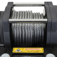 Thumbnail for Superwinch 3500 LBS 12V DC 7/32 in x 32 ft Steel Rope Terra 3500 Winch - Gray Wrinkle