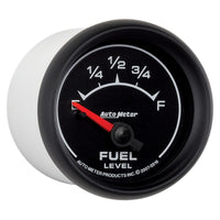 Thumbnail for AutoMeter Gauge Fuel Level 2-1/16in. 240 Ohm(e) to 33 Ohm(f) Elec Es