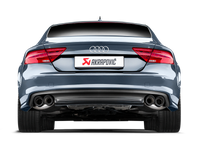 Thumbnail for Akrapovic 13-17 Audi S6 Avant/Limousine (C7) Evolution Line Cat Back (Titanium) w/ Carbon Tips