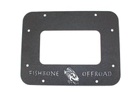 Thumbnail for Fishbone Offroad 07-18 Jeep Wrangler JK Aluminum Tailgate Plate - Black Textured Powercoat