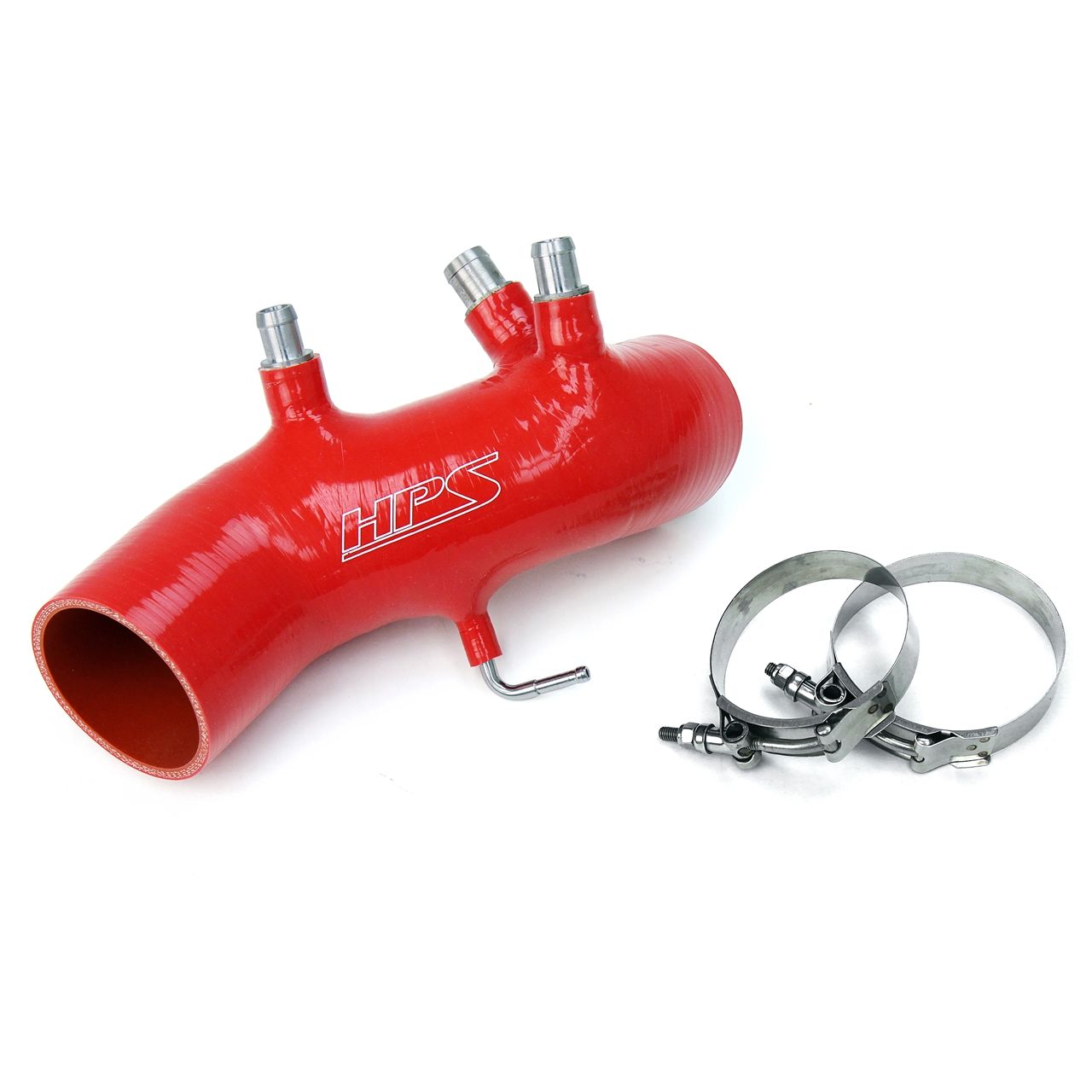 HPS Red Reinforced Silicone Post MAF Air Intake Hose Kit for Toyota 86-92 Supra 7MGTE Turbo