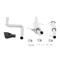 Thumbnail for Mishimoto 14-16 Ford Fiesta ST 1.6L 2.5in Stainless Steel Resonated Cat-Back Exhaust w/ Black Tips