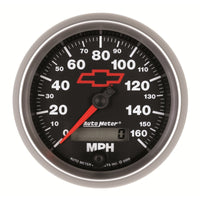 Thumbnail for Autometer Speedometer 3-3/8in, 0-160 MPH, Elec. Programmable - Bowtie Black