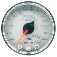 Thumbnail for Autometer Spek-Pro Gauge Fuel Press 2 1/16in 30psi Stepper Motor W/Peak & Warn Slvr/Chrm