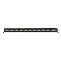 Thumbnail for Go Rhino Xplor Blackout Combo Series Dbl Row LED Light Bar w/Amber (Side/Track Mount) 40in. - Blk
