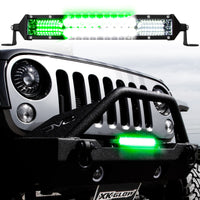 Thumbnail for XK Glow 2-in-1 LED Light Bar w/ White and Hunting Green Flood and Spot Work Light 30In