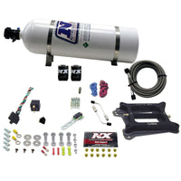 Thumbnail for Nitrous Express 4150 4-BBL/Alcohol Nitrous Kit (50-300HP) w/15lb Bottle