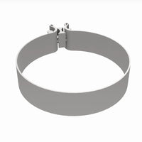 Thumbnail for MagnaFlow Clamp 5.00inch TORCA SS 1.25inch 10pk