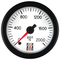 Thumbnail for Autometer Stack 52mm 0-2000 Deg F Pro Stepper Motor Exhaust Gas Temp Gauge - White