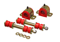 Thumbnail for Energy Suspension 95-00 Toyota Pickup 2WD (Exc T-100/Tundra) Red 25mm Front Sway Bar Bushing Set