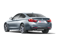 Thumbnail for Akrapovic 16-17 BMW 340i (F30 F31) Evolution Line Cat Back (SS) w/ Carbon Tips (Req. Link Pipe)