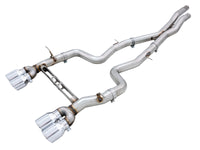 Thumbnail for AWE Tuning BMW F8X M3/M4 Track Edition Catback Exhaust - Chrome Silver Tips