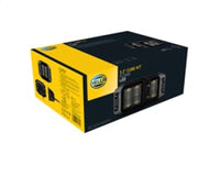 Thumbnail for Hella Universal Black Magic 3.2in L.E.D. Cube Kit - Flood Beam (Flush Mount)