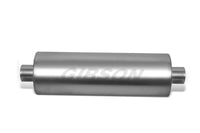 Thumbnail for Gibson SFT Superflow Center/Center Round Muffler - 8x24in/3.5in Inlet/3.5in Outlet - Stainless