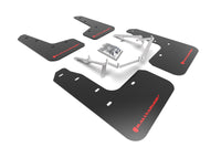 Thumbnail for Rally Armor 17-21 Honda Civic EX/EX-L/LX (Hatchback) Black UR Mud Flap Red Logo