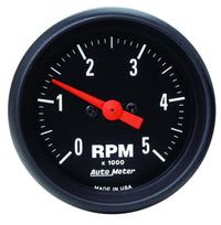 Thumbnail for Autometer Z-Series 52mm 5000RPM In-Dash Tachometer